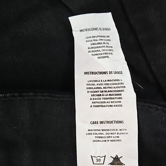 Buffalo David Bitton Ash Jeans Men's Size W34 L32 Black Slim Fit NWT Classic - Picture 13 of 15